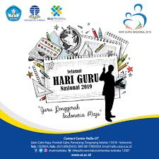 Tafsiran logo dan tema hari guru tahun 2019 #terimakasihcikgu. Selamat Hari Guru Nasional 25 Universitas Terbuka Facebook