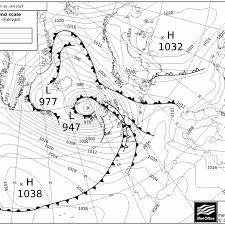 Synoptic Chart Of The Storm On 26 January 2014 At 12 00 Utc