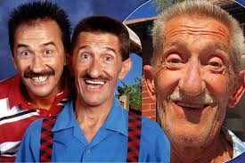 Third Chuckle brother Jimmy Patton, 86, arrives at Barry's funeral