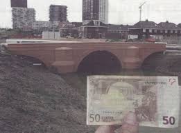 The European Bank Didn T Want To Use Real Bridges So I Thought It Would Be Funny To Claim The Bridges And Make Them R Bridge Architecture Graphics Bank Notes