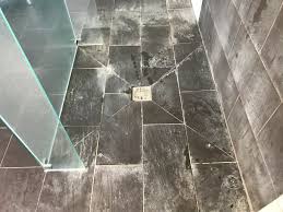 Great news!!!you're in the right place for porcelain shower. Limescale Stained Slate Effect Shower Tiles Renovated In Burghfield Bridge Berkshire Tile Doctor