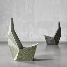 Six Concrete Seats Included Liquid Like Chairs And Squashed Benches Concrete Chair Australian Design