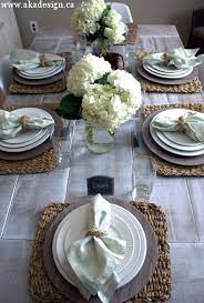 Available in a variety of options, placemats not only help protect your table or counter but also add visual interest to your dining space. Modern Country Dining Room Reveal Dining Table Placemats Farmhouse Dining Table Country Dining Rooms