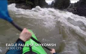 During such levels, the falls become a long, flat, white fluffy flume. Kayakers Make Splash In Flood Stage Rivers The Spokesman Review