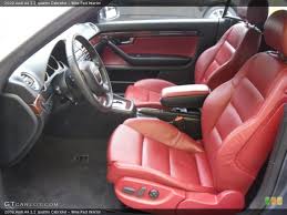 Wine Red Interior Photo For The 2009 Audi A4 3 2 Quattro Cabriolet 60166365 Gtcarlot Com