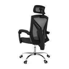 Hbada Ergonomic Office Chair Modern High Back Desk Chair Reclining Computer Chair With Lumbar Support Adjustable Seat Cushion Headrest Breathable Mesh Back Black