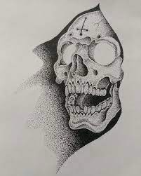 Skull Dotwork Skulls Drawing Skull Art Skull Artwork