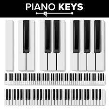 Piano Keyboard Vector Realistic Isolated Illustration Musical Piano Key Top View Keyboard Pad Piano Key Keyboard Png And Vector With Transparent Background F In 2021 Keyboard Pad Piano Key Piano