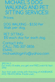 $19/visit pricing based on 2 dogs/animals (add $5/each additional dog) (trip charge will be applied outside of rochester). Michaels Dog Walking And Pet Sitting Home Facebook