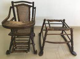 4,2 cm d'épaisseur pliage et dépliage d'un seul geste s'accroche également au mur. Chaise Haute Enfant Ancienne Cannee Transformable Luckyfind