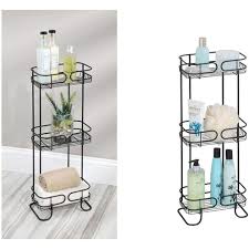 This is the newest place to search, delivering top results from across the web. Idesign Neo Standing 3 Tier Metal Tower Shelves Bathroom Caddy For Storing Soaps Sponges And More Matte Black Steel One Size On Onbuy