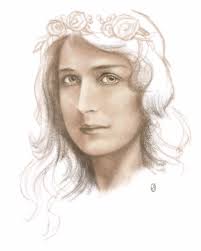 A painting in procreate and the rough sketches before it