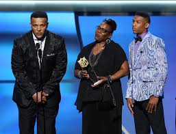Find the latest in cam newton merchandise and memorabilia, or check out the rest of our nfl football gear for the whole family. Cam Newton S Family Accepting His Mvp Award At The Nfl Honors Carolina Panthers Panther Nation Cam Newton Family