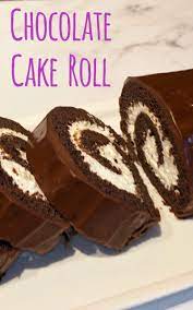 Chocolate Cake Roll My Country Table Recipe Chocolate Roll Cake Cake Roll Cake Roll Recipes