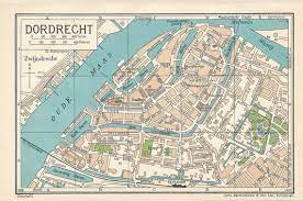 Check spelling or type a new query. 1933 Dordrecht Netherlands Holland Antique Map Etsy