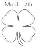 There are many free coloring book downloads that are associated to technology, which may be useful for kids to understand more about different types of plant life and the direction. 4 Leaf Clover Coloring Page Twisty Noodle