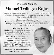 Manuel Tydingco Rojas (1931-2015)