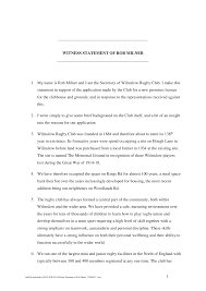 1 WITNESS STATEMENT OF ROB MILNER 1. My