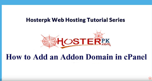 How To Add An Addon Domain In Hosterpk Cpanel Cpanel Ads Domain