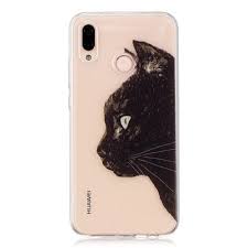 coque huawei p20 lite transparente chat noir diy phone diy case huawei case