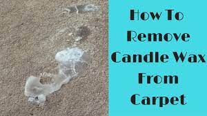 How To Remove Candle Wax From Carpet - Youtube