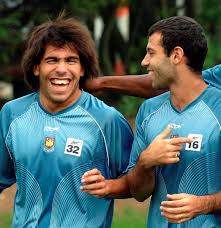 Carlos tévez (arg) currently plays for liga profesional de fútbol club boca juniors. Carlos Tevez Manchester Evening News