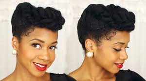 Natural coils come in all shapes and sizes, and samira wiley's cropped cut easily segues from elegant to edgy. Easy Elegant Updo Perfect For Special Occasions Natural Hair Youtube