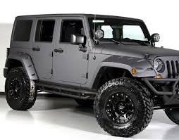 4 Door Lifted Matte Black Jeep Wrangler Xd Series Strike Matte Black Jeep 4 Door Jeep Wrangler Jeep Wrangler Accessories