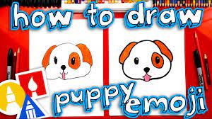 Follow along with us and learn how to draw the puppy emoji face! How To Draw The Puppy Emoji Youtube
