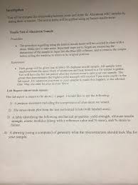 Properties that are directly measured via a tensile test are ultimate tensile strength, breaking strength. Tensile Test Lab Report