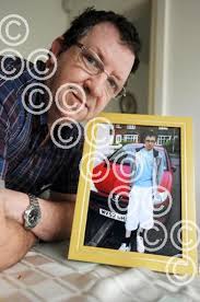 26710340-Tribute by Steve Addison about his son Stephen Addison who died at  the age of eighteen. Reporter liam picture by Roy Bolton, Newsquest Bolton  Ltd. Picture taken 31st december, 2013