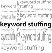 The excessive, unnatural use of keywords on a web page for search engine optimization purposes. The Dangers Of Seo Keyword Stuffing Wordstream
