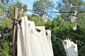 Rated 4 out of 5 stars. Diy Floating Outdoor Curtain Rod Creating A Privacy Curtains For Deck
