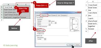 Select the cell where you want to wrap text3. How To Quickly Wrap Text In Excel Cells Fix Content In Single Cell Excel