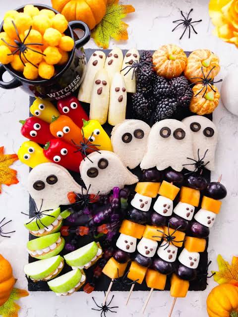 Halloween Snack Board for Kids - Together to Eat - Family Meals