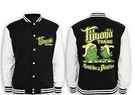 Hab ich doch ganz vergessen, dass es das mal gab! Tijuana Toads Collegejacke Schwarz Kult Frosche Fun Sancho Pancho Oldschool Tv Ebay