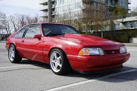 Image result for Bright Red 1993 Mustang