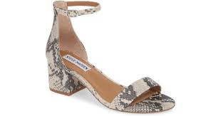 Hitpricer.com is supported by its audience. Steve Madden Suede Irenee Ankle Strap Sandal In Natural Snake Print Natural Lyst
