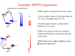 Polarisation transfer, inept pulse sequence, refocused inept, inept subspectra. Nmr Introduction Quantum Mechanics Meets Nmr Ppt Download