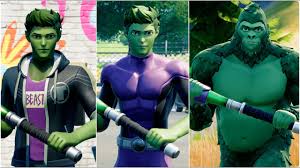 Epic games are set to announce a dc teen titans beast boy fortnite skin along with the teen titans cup. Leaked Beast Boy Skin Gameplay Teen Titans Skin Fortnite Battle Royale Youtube