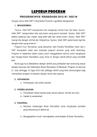 Latar belakang masalah uu no 20 tahun 2003 pasal 3 menyebutkan, pendidikan nasional berfungsi mengembangkan dan membentuk watak serta peradaban bangsa yang bermartabat dalam rangka mencerdaskan kehidupan bangsa, bertujuan untuk berkembangnya potensi peserta didik agar menjadi manusia. Laporan Ihya Ramadhan 2012 By Zatul Itri Issuu