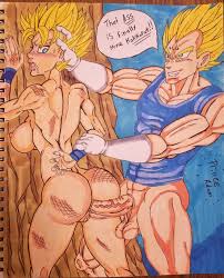 Rule34 - If it exists, there is porn of it  princeadam, female goku, majin  vegeta, vegeta  3589907