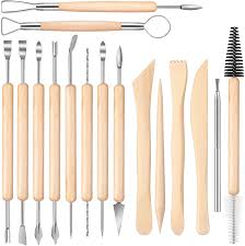 Explore blick's selection of pottery tools including pottery ribs, slab rollers, and more! Amazon Com 16 Pieces Wooden Handle Clay Pottery Sculpting Tools Polymer Clay Sculpting Tools Set Diy Wooden Handles Ceramic Tools For Potters Sculpture