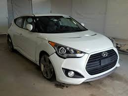 The 2015 hyundai veloster is ranked #16 in 2015 compact cars by u.s. Hyundai Veloster Turbo 2015 White 1 6l 4 Vin Kmhtc6ae0fu222682 Free Car History