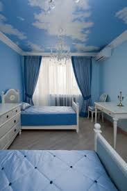 Design bilik tidur warna biru. Kertas Dinding Berwarna Biru Di Dalam Bilik Tidur 29 Gambar Reka Bentuk Dalaman Dalam Warna Biru Langsir Dan Siling