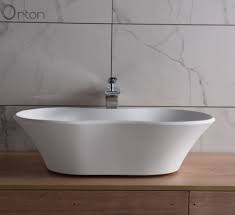 Use a sponge to dip into this paste and then rub across the discoloration. China White Artificial Special Shape Cast Stone Corian Solid Surface Bathroom Sink Above Counter Wash Basin For Bathroom China Sanitary Ware Sink