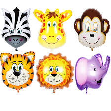 These are the best puppy themed birthday party ideas, from food, to favors, and decorations! Jungle Animals Balloons Giant Zoo Animal Balloons Kit For Jungle Safari Animals Theme Birthday Party Decorations Supplies 6 Pack Buy Online In Antigua And Barbuda At Antigua Desertcart Com Productid 104758322