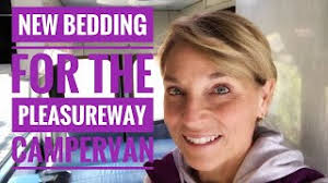 New bedding for a Class B RV Campervan.