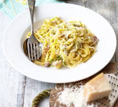 Creamy Courgette Bacon Pasta Recipe Bacon Pasta Bacon Pasta Recipes Bbc Good Food Recipes