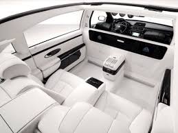 All White Interior Maybach Luxury Car Interior Maybach Bugatti Cars